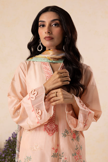 Embroidered Shirt Shalwar Dupatta - 0606