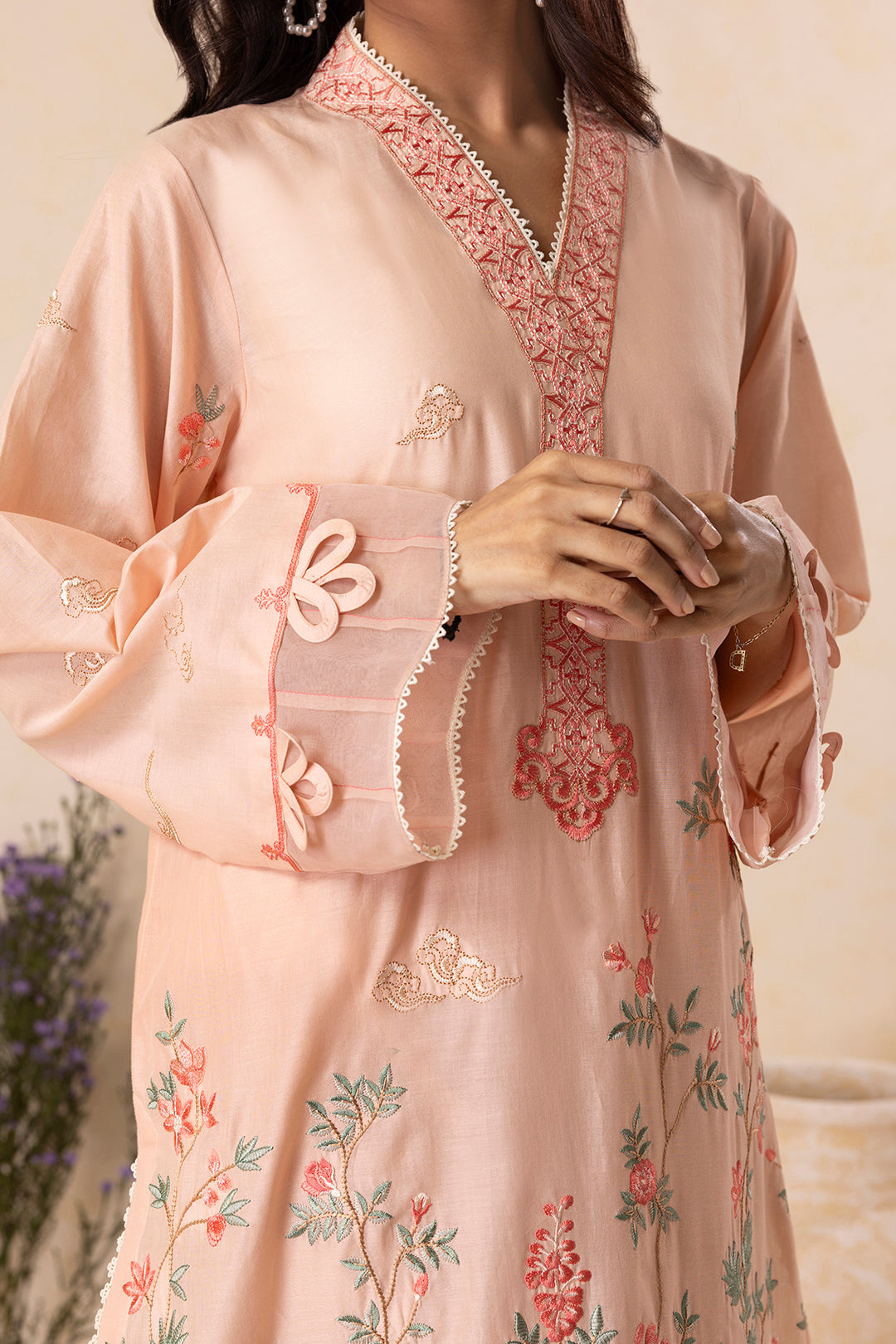 Embroidered Shirt Shalwar Dupatta - 0606