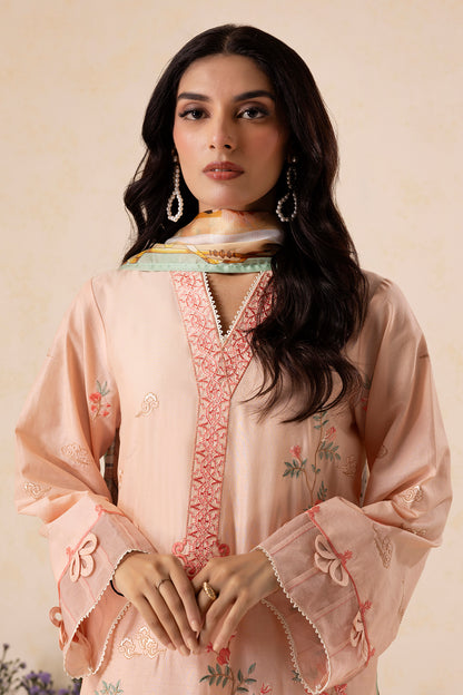 Embroidered Shirt Shalwar Dupatta - 0606