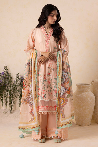 Embroidered Shirt Shalwar Dupatta - 0606