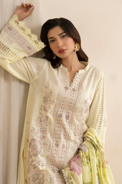 Embroidered Shirt Shalwar Dupatta - 0607