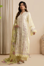Embroidered Shirt Shalwar Dupatta - 0607