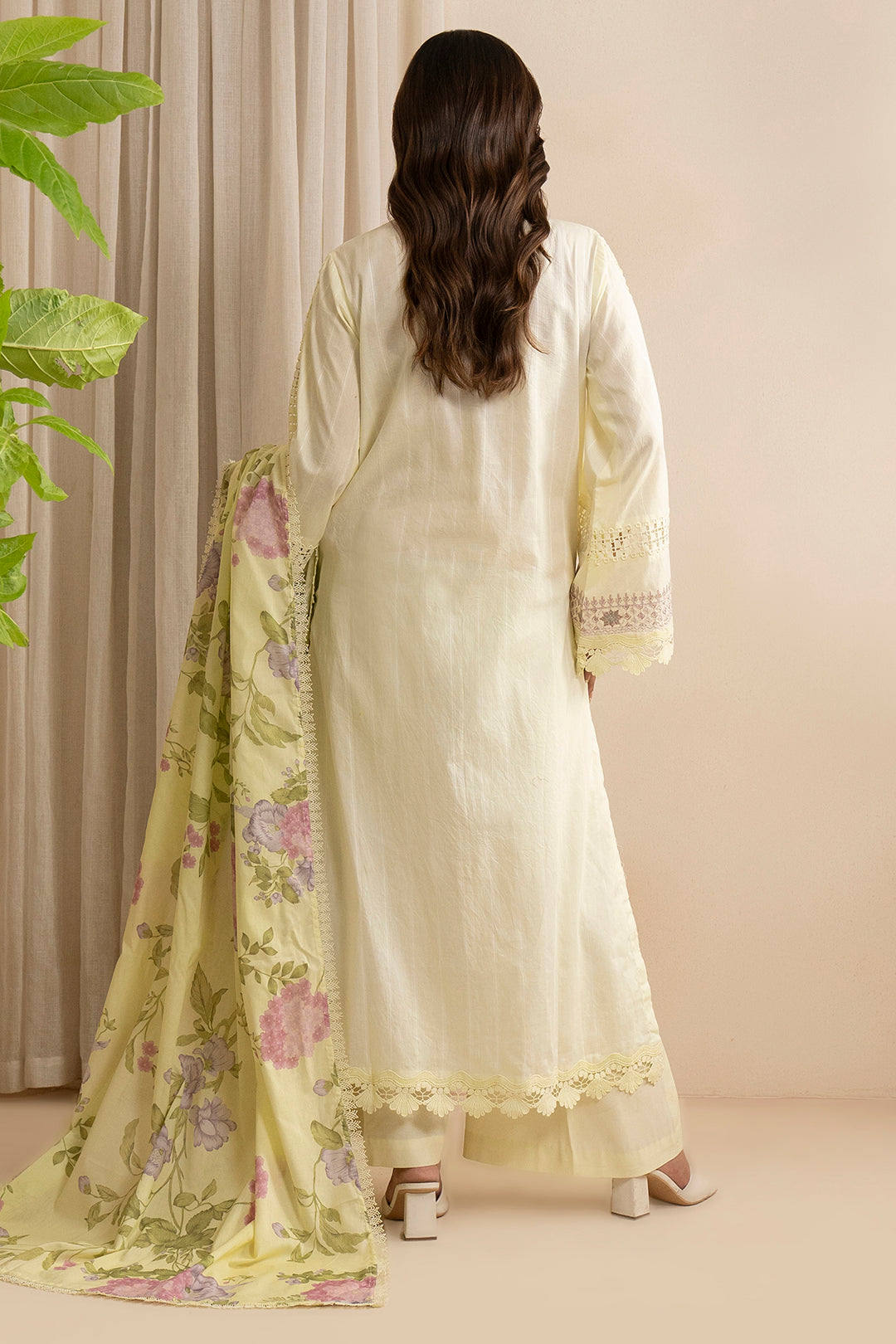 Embroidered Shirt Shalwar Dupatta - 0607