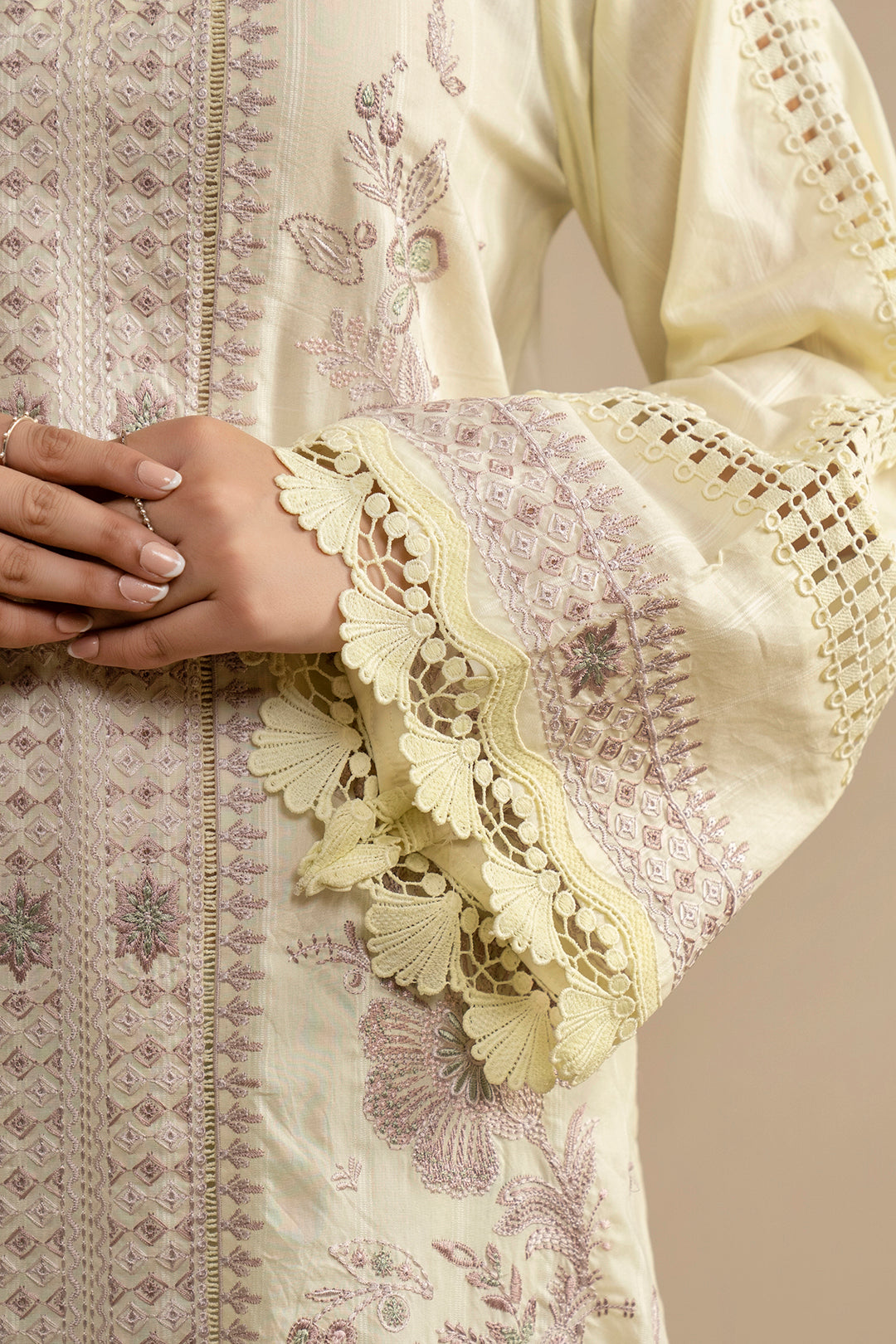 Embroidered Shirt Shalwar Dupatta - 0607