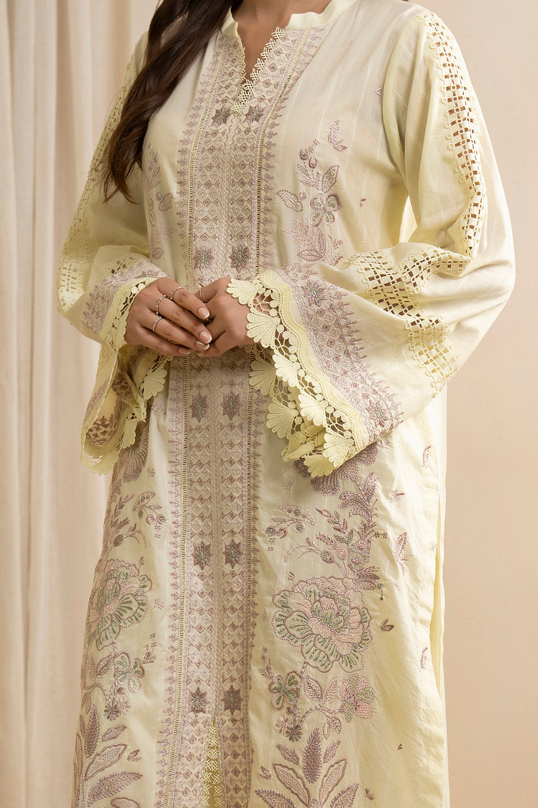 Embroidered Shirt Shalwar Dupatta - 0607