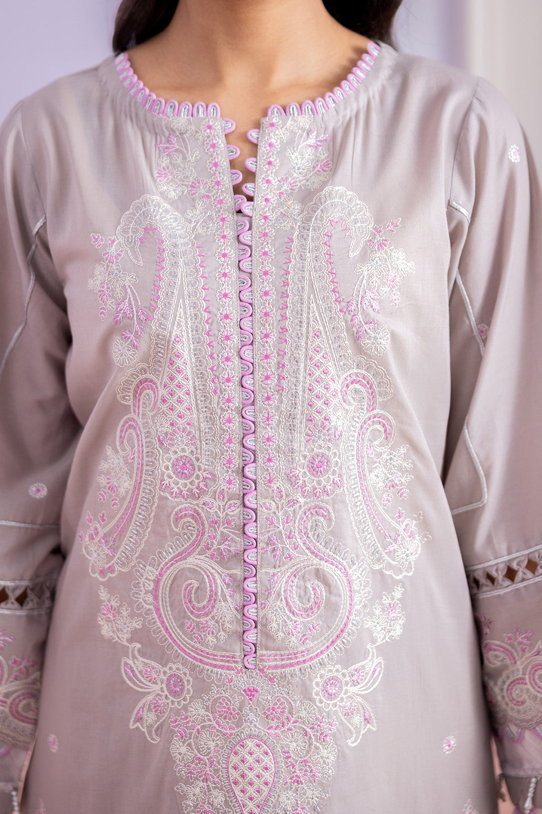 Embroidered Shirt Shalwar Dupatta - 0608