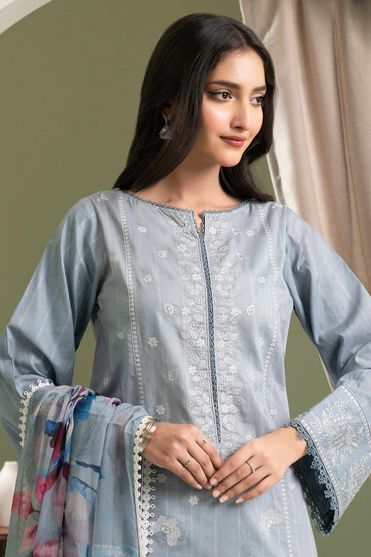 Embroidered Shirt Shalwar Dupatta - 0611