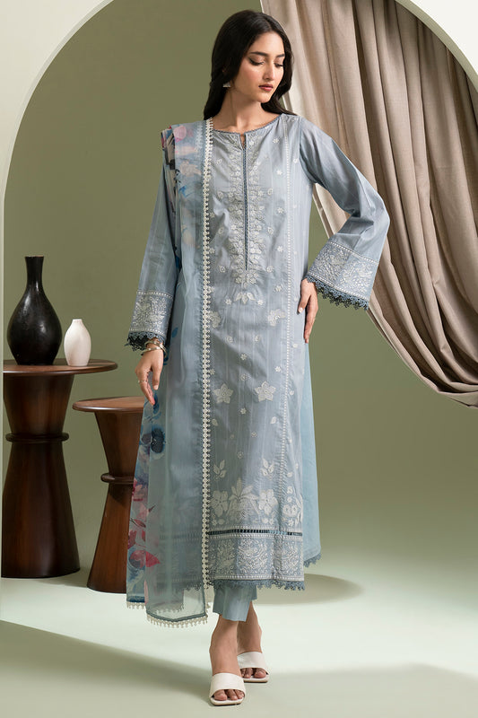 Embroidered Shirt Shalwar Dupatta - 0611