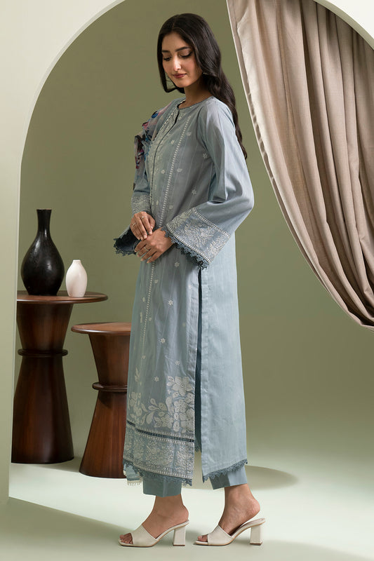 Embroidered Shirt Shalwar Dupatta - 0611