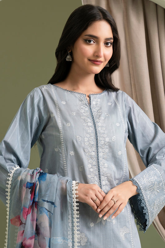 Embroidered Shirt Shalwar Dupatta - 0611
