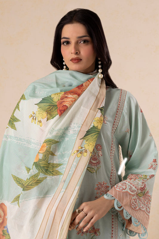 Embroidered Shirt Shalwar Dupatta - 0612