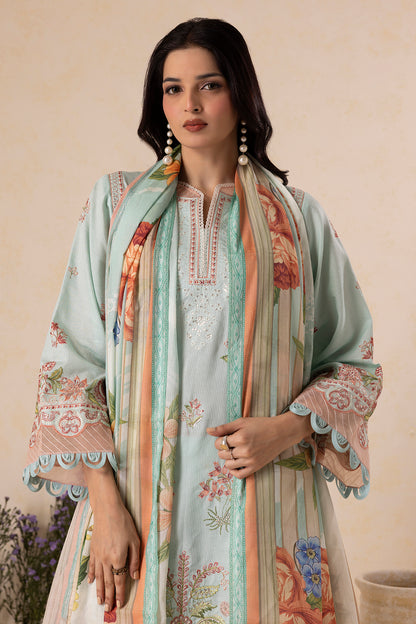Embroidered Shirt Shalwar Dupatta - 0612
