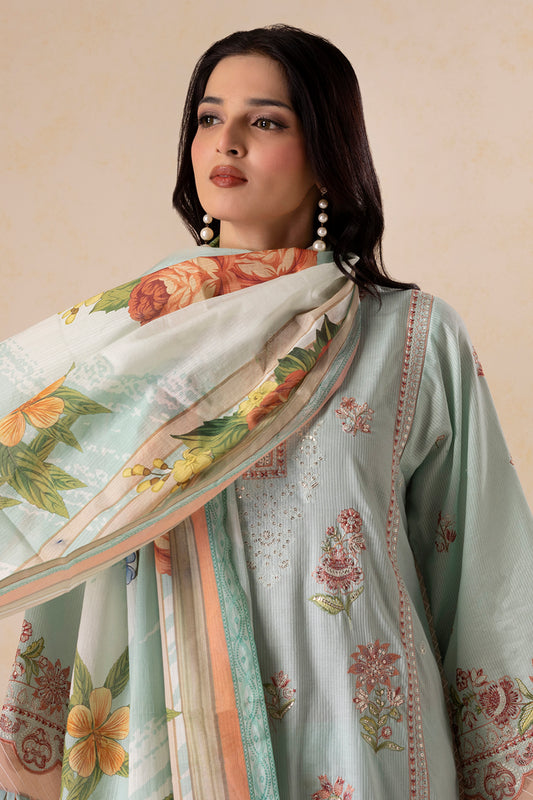 Embroidered Shirt Shalwar Dupatta - 0612