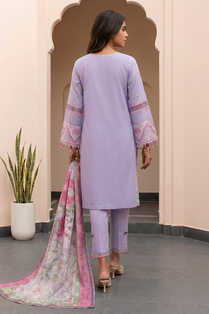 Embroidered Shirt Shalwar Dupatta - 0614