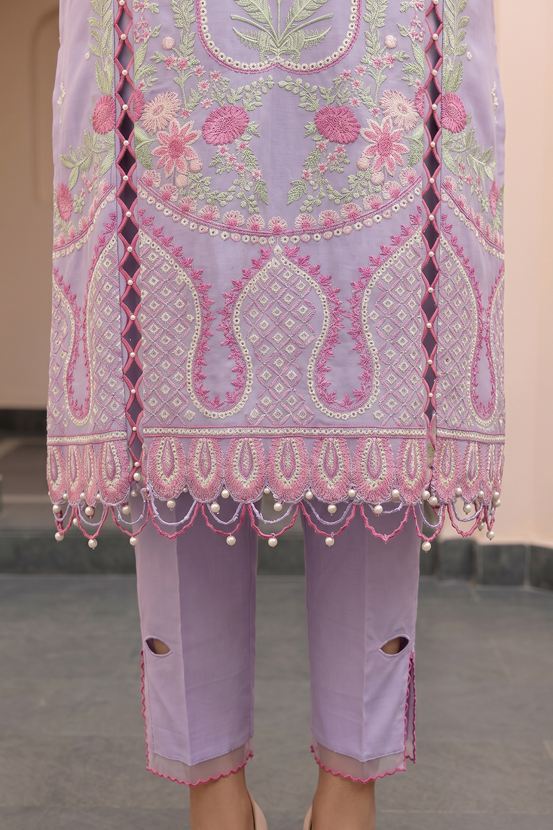 Embroidered Shirt Shalwar Dupatta - 0614
