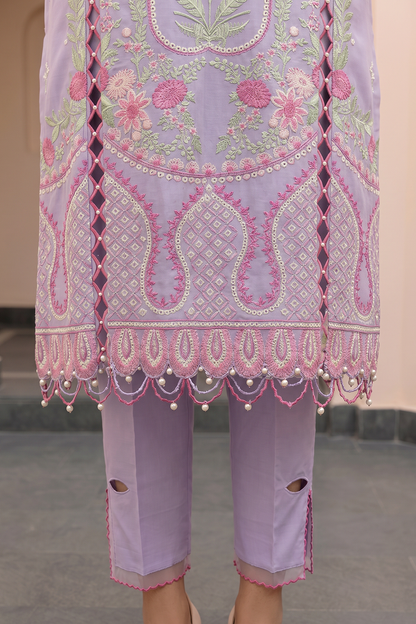 Embroidered Shirt Shalwar Dupatta - 0614