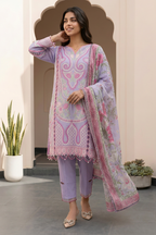 Embroidered Shirt Shalwar Dupatta - 0614