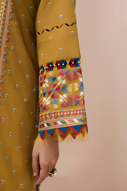 Embroidered Shirt Shalwar Dupatta - 0616