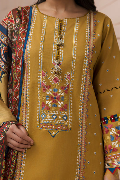 Embroidered Shirt Shalwar Dupatta - 0616