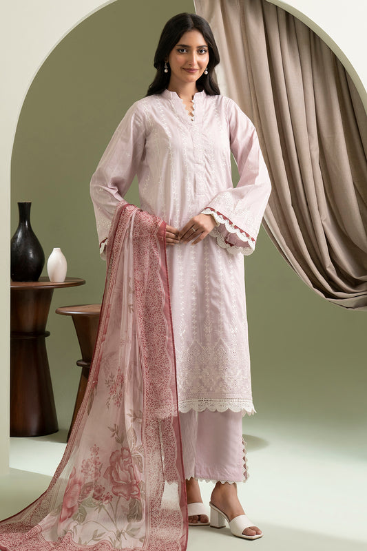 Embroidered Shirt Shalwar Dupatta - 0617