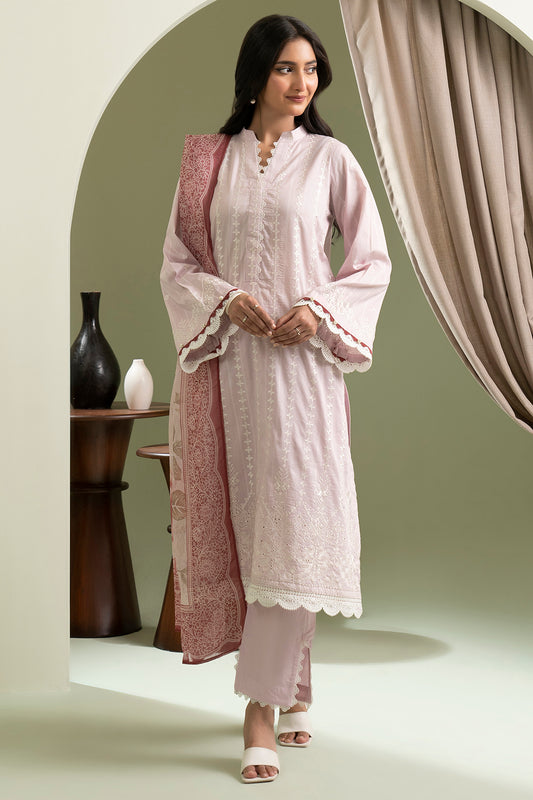 Embroidered Shirt Shalwar Dupatta - 0617