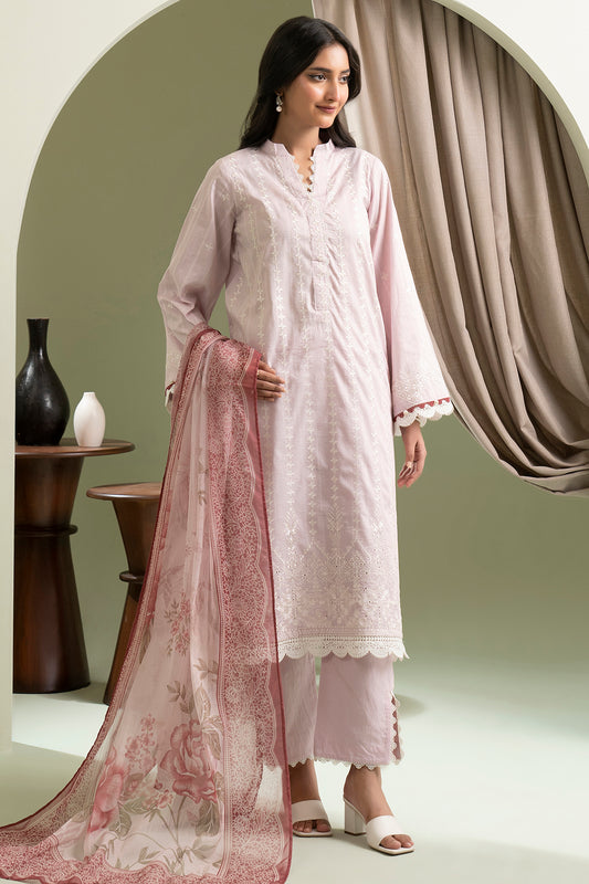 Embroidered Shirt Shalwar Dupatta - 0617