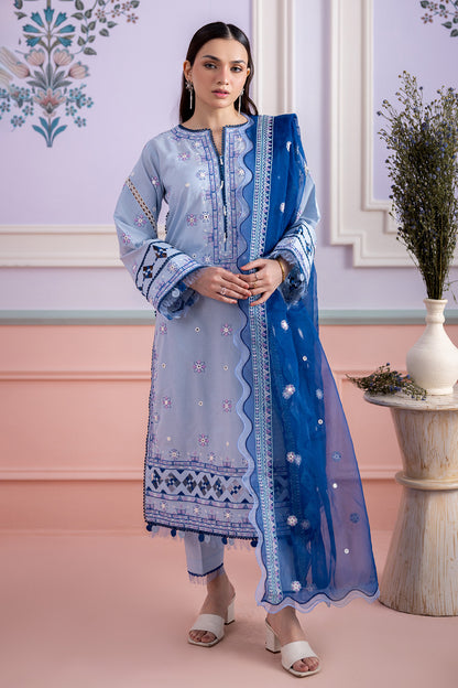 Embroidered Shirt Shalwar Dupatta - 0618