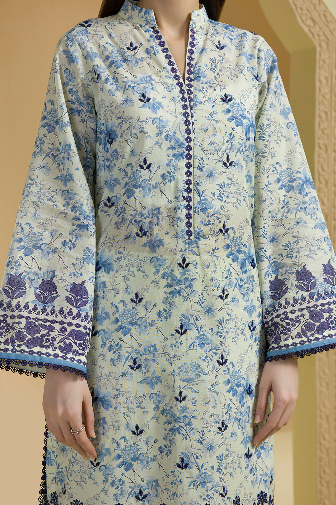 Embroidered Shirt Shalwar Dupatta - 0677