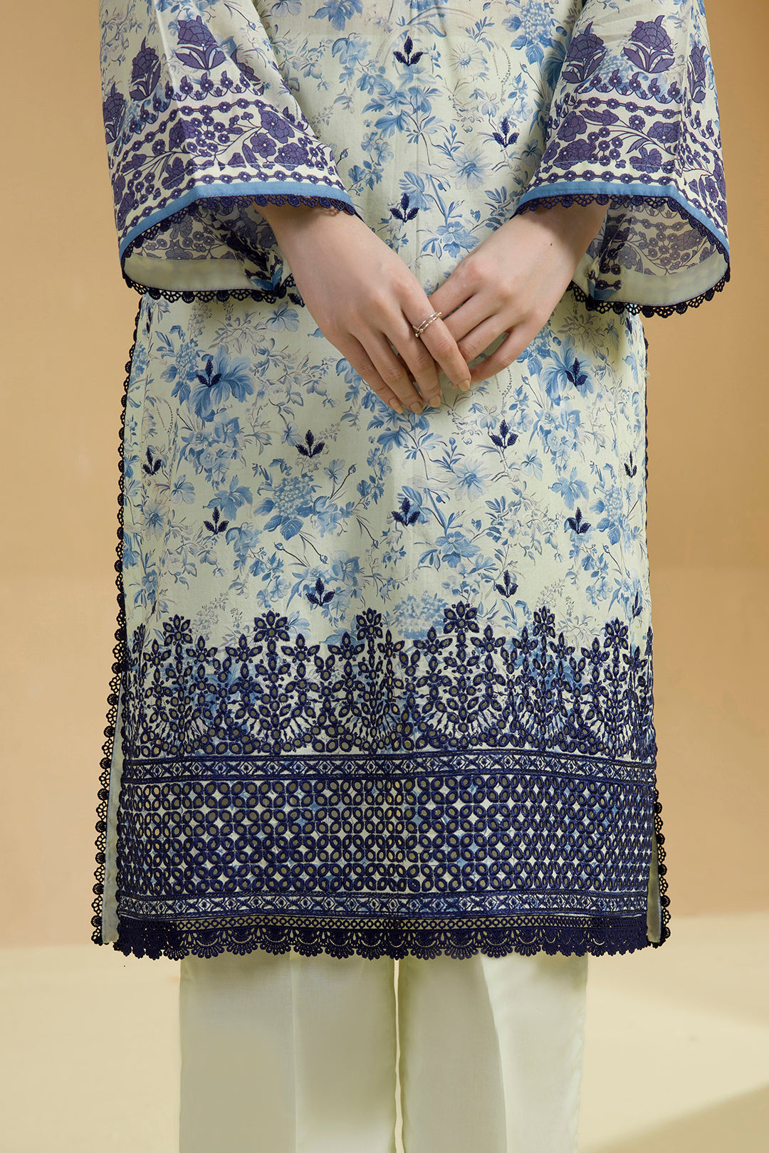 Embroidered Shirt Shalwar Dupatta - 0677