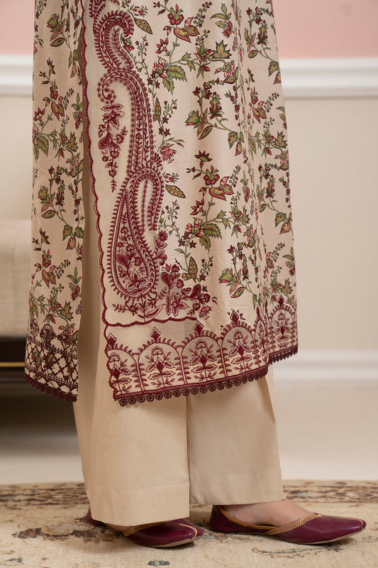 Embroidered Shirt Shalwar Dupatta - 0678