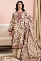 Embroidered Shirt Shalwar Dupatta - 0678