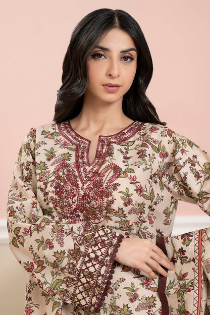 Embroidered Shirt Shalwar Dupatta - 0678