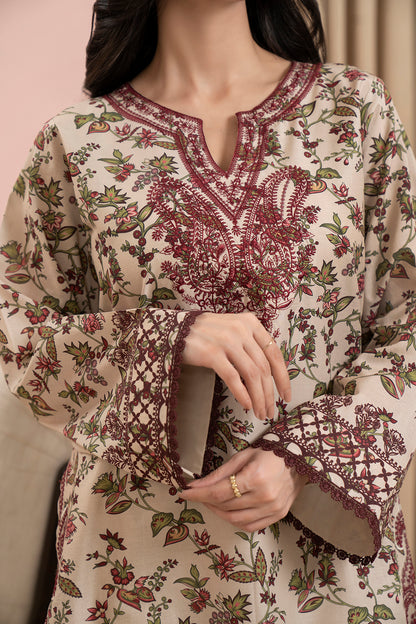 Embroidered Shirt Shalwar Dupatta - 0678