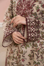 Embroidered Shirt Shalwar Dupatta - 0678