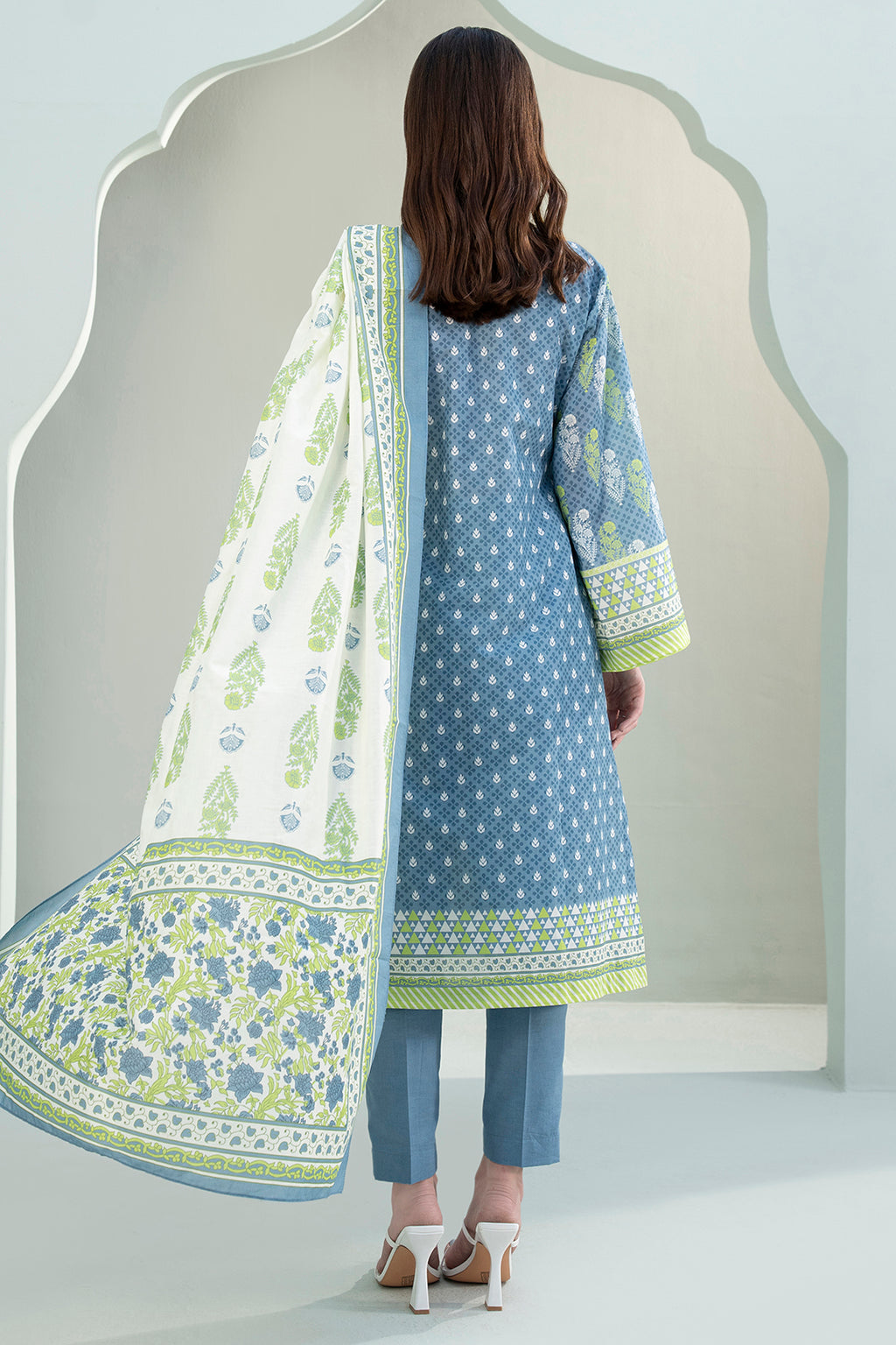 Embroidered Shirt Shalwar Dupatta - 0679