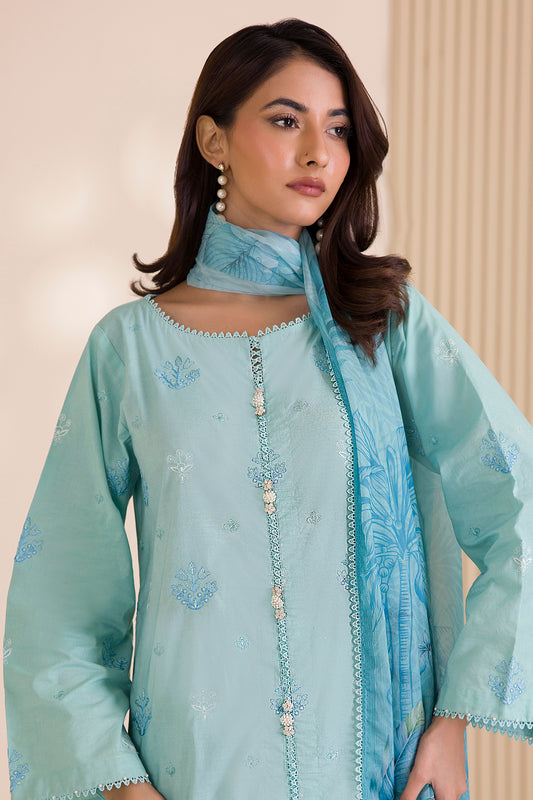Embroidered Shirt Shalwar Dupatta - 0680