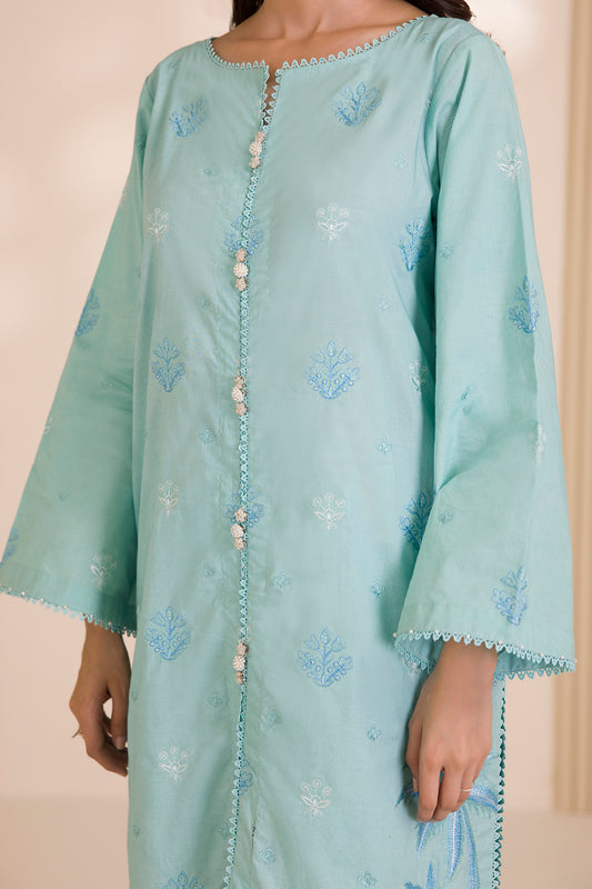 Embroidered Shirt Shalwar Dupatta - 0680
