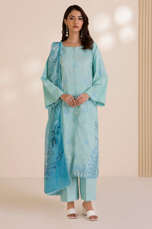 Embroidered Shirt Shalwar Dupatta - 0680