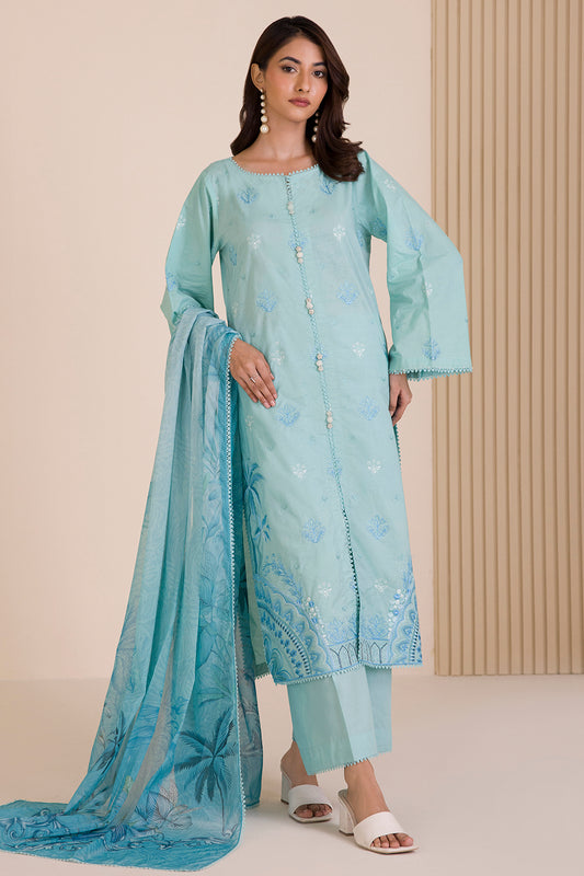 Embroidered Shirt Shalwar Dupatta - 0680