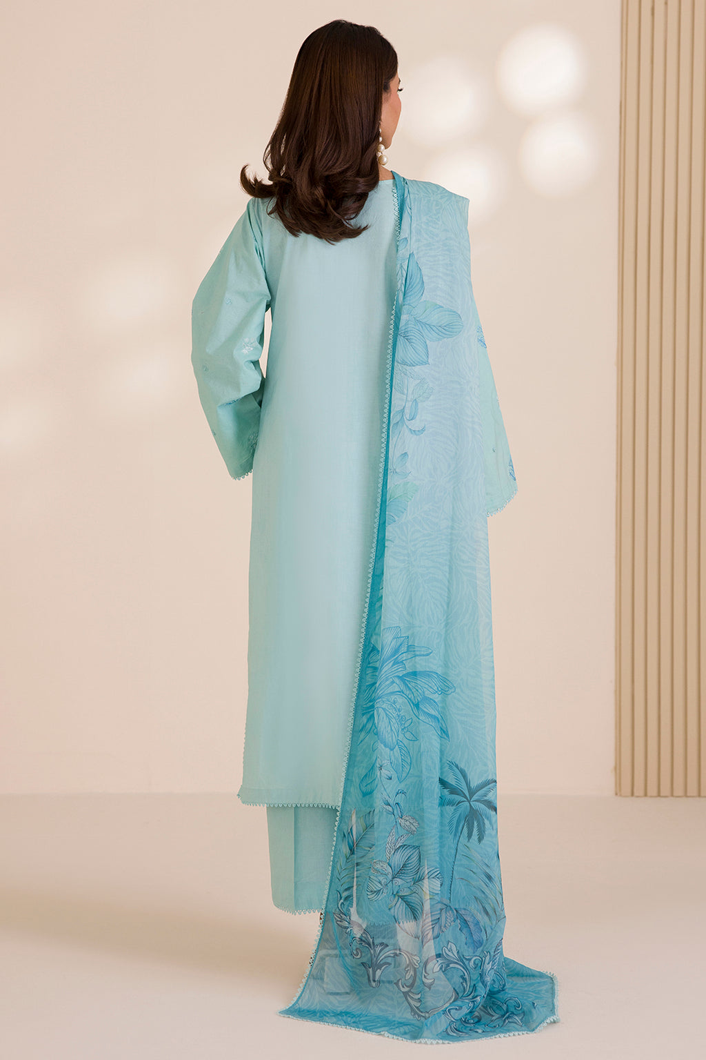 Embroidered Shirt Shalwar Dupatta - 0680