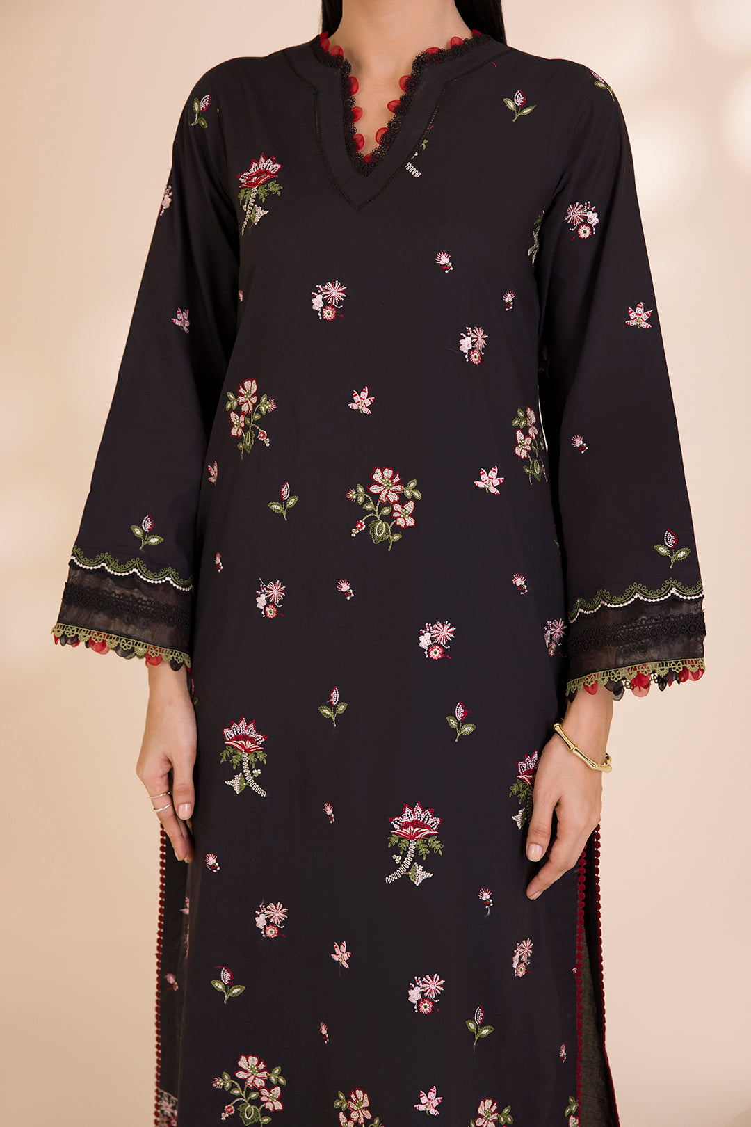 Embroidered Shirt Shalwar Dupatta - 0681