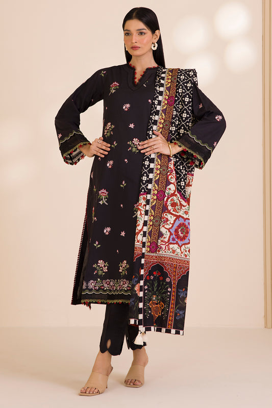 Embroidered Shirt Shalwar Dupatta - 0681