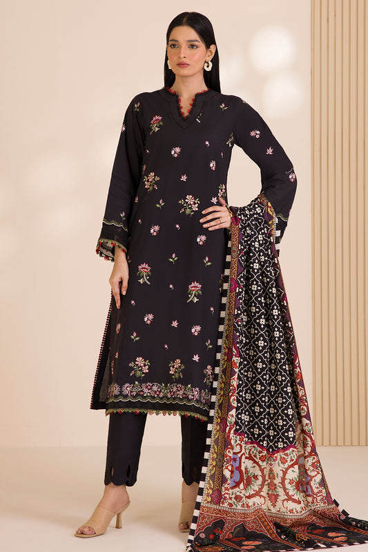 Embroidered Shirt Shalwar Dupatta - 0681