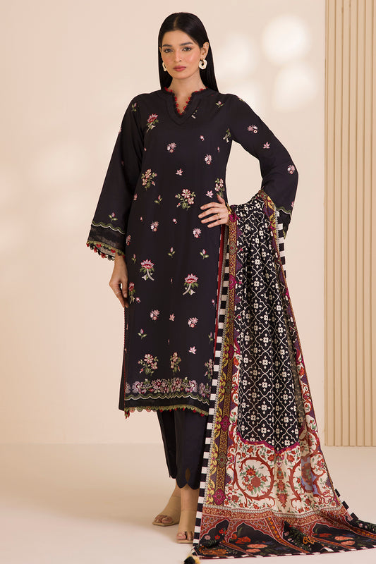 Embroidered Shirt Shalwar Dupatta - 0681