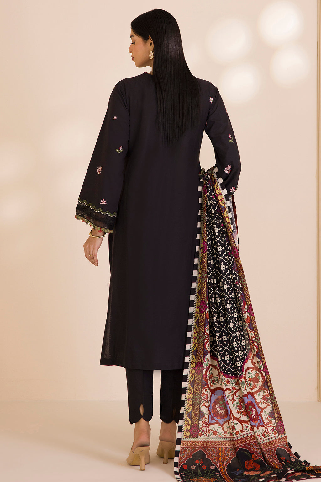 Embroidered Shirt Shalwar Dupatta - 0681