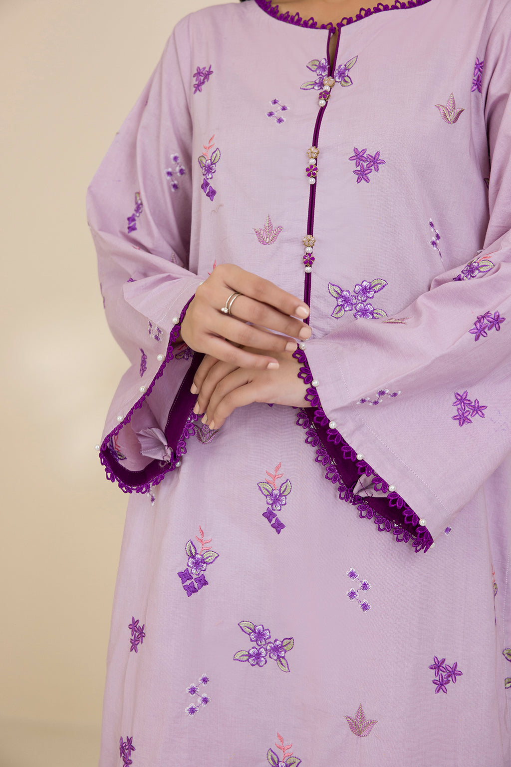 Embroidered Shirt Shalwar Dupatta - 0682