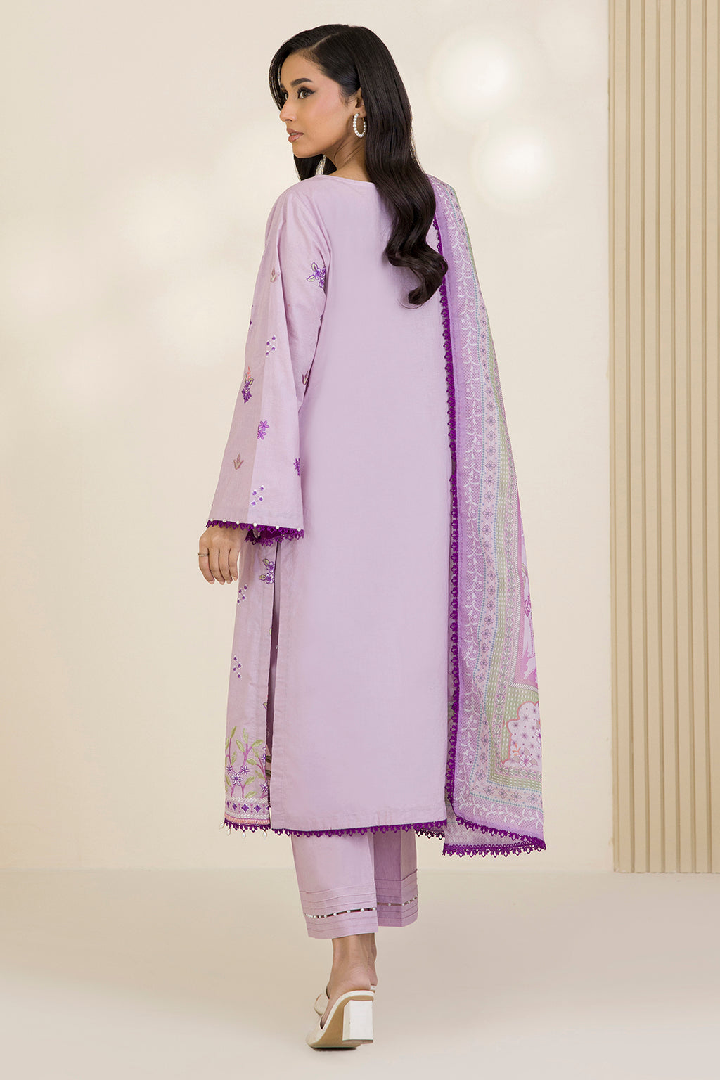 Embroidered Shirt Shalwar Dupatta - 0682