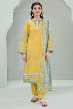 Embroidered Shirt Shalwar Dupatta - 0727