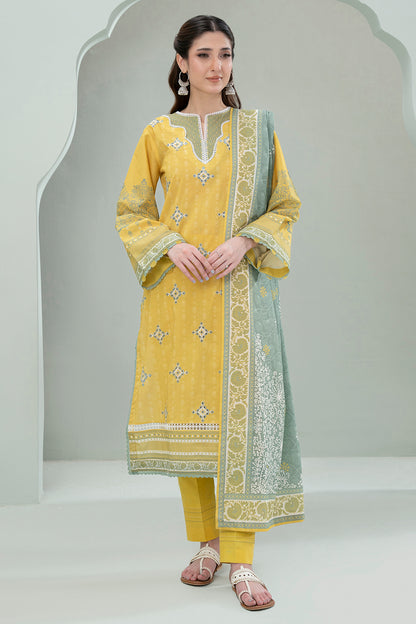 Embroidered Shirt Shalwar Dupatta - 0727