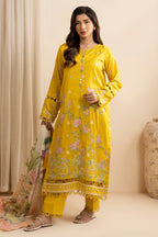 Embroidered Shirt Shalwar Dupatta - 0739